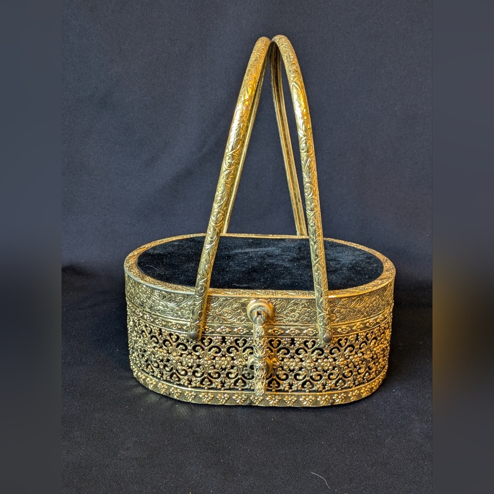 Antique metal handbag